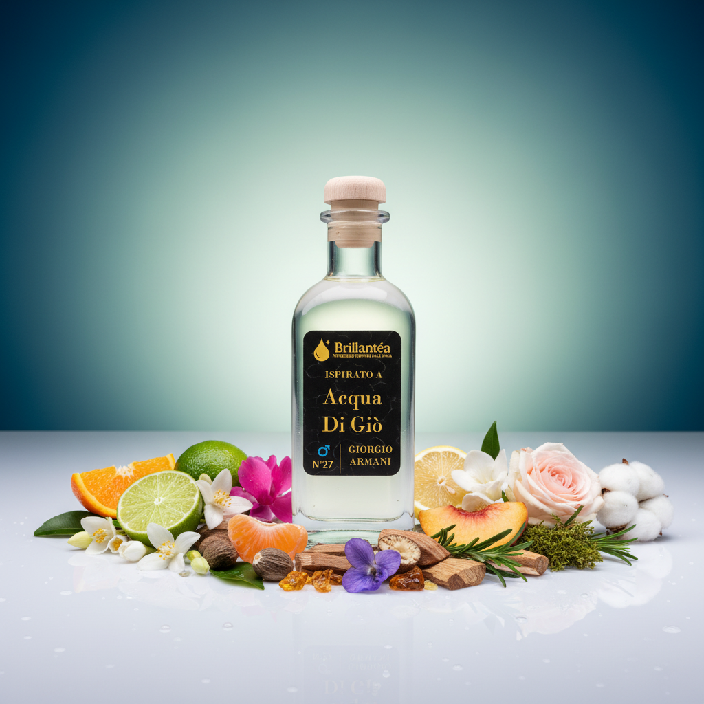Brillantéa – Acqua Di Giò flat lay
